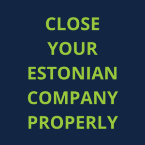 close company Estonia, close Estonian company
