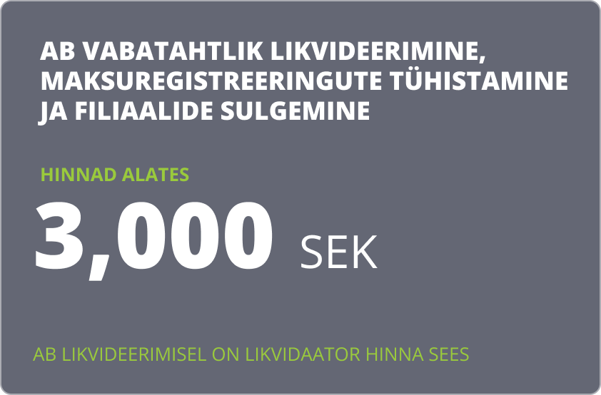 1Office Sweden filiaali sulgemine