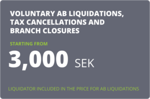 1Office Sweden company liquidations in sweden