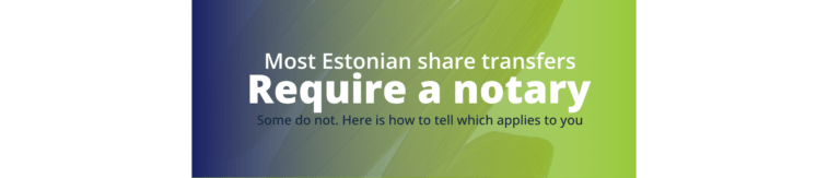 legal share sell in Estonia