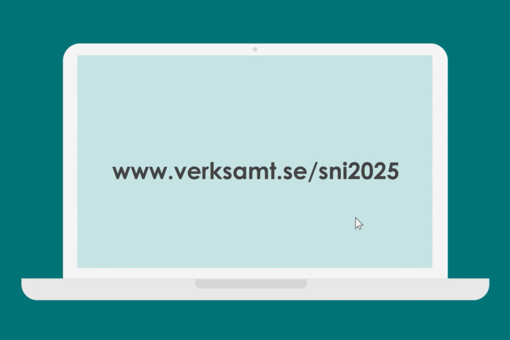 How to update SNI code in Sweden