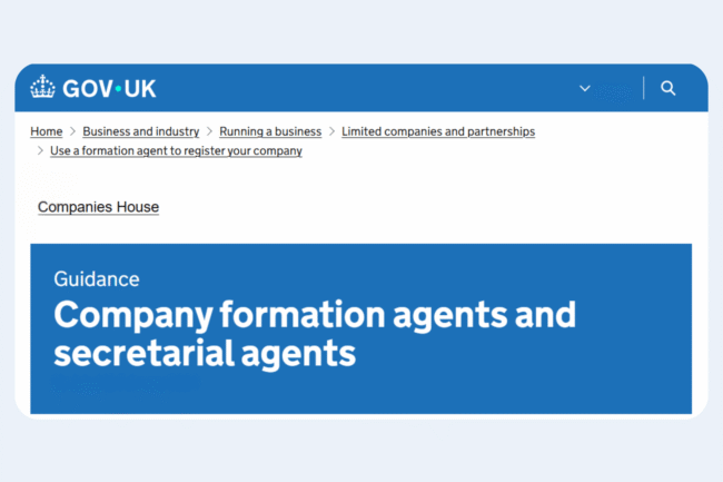 Companies House certified agent
