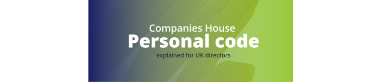 identity verification UK director PSC personal code director personal code UK