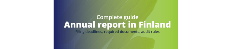 annual report (tilinpäätös) in Finland for foreign-owned companies