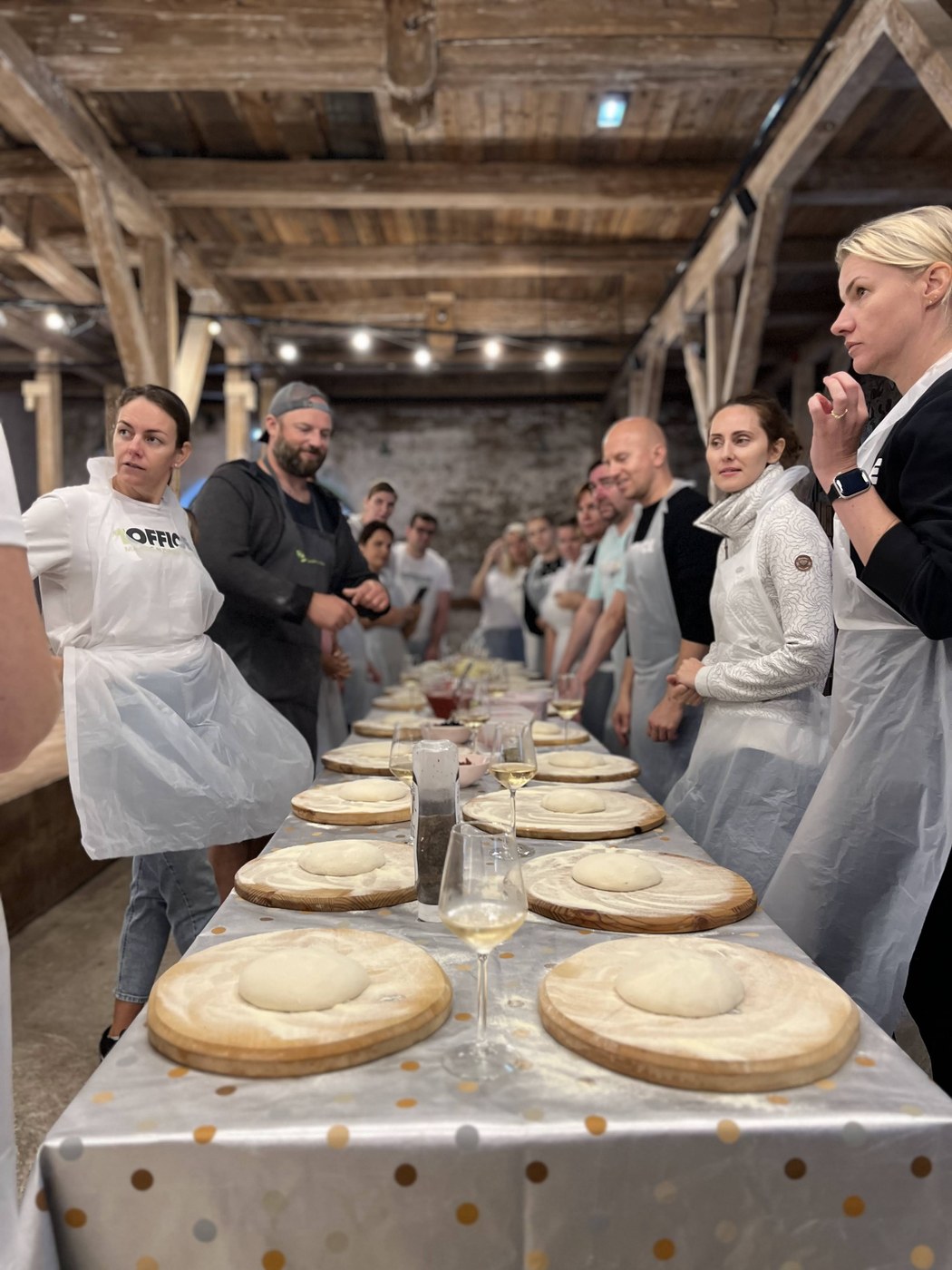 Team cooking class