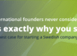 company formation Sweden, start a company in Sweden non-resident, Sweden corporate tax 2026