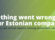 late annual report estonia, estonian business register penalty