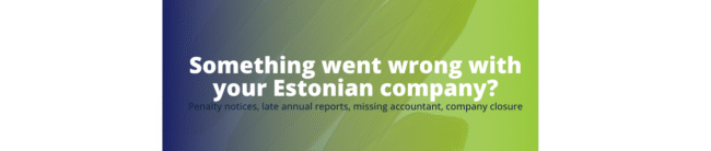 late annual report estonia, estonian business register penalty