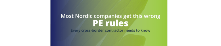 permanent establishment Sweden construction, Nordic tax treaty permanent establishment, Finnish company working in Sweden tax, Skatteverket permanent establishment