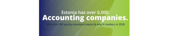ERK recognised accounting firm Estonia, Estonian accounting firm quality