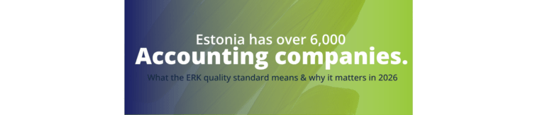 ERK recognised accounting firm Estonia, Estonian accounting firm quality