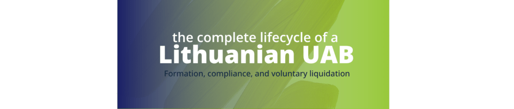 register UAB Lithuania foreign founder, Lithuania company liquidation 2026, voluntary liquidation UAB Lithuania