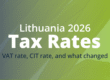 VAT rate Lithuania 2026