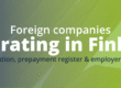 foreign company VAT Finland, permanent establishment Finland foreign company, Finland construction nine month rule VAT, Verohallinto foreign company registration