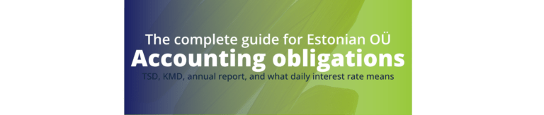 Estonian accounting firms, Estonian tax services, Estonian tax advisors, accounting services in Estonia