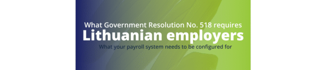 Lithuania business trip allowance 2026, dienpinigiai Lithuania October 2026, Lithuanian employer payroll obligations