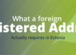 Estonia contact person requirement, Estonia legal address service