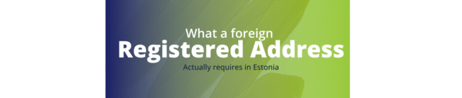 Estonia contact person requirement, Estonia legal address service
