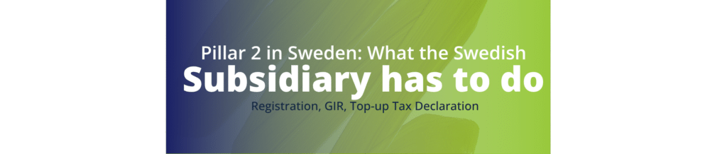Swedish constituent entity Pillar 2, Skatteverket tilläggsskatt registration